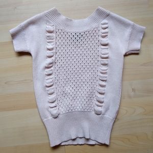 Gap Girls Short Sleeve Sweater Sz 6-7